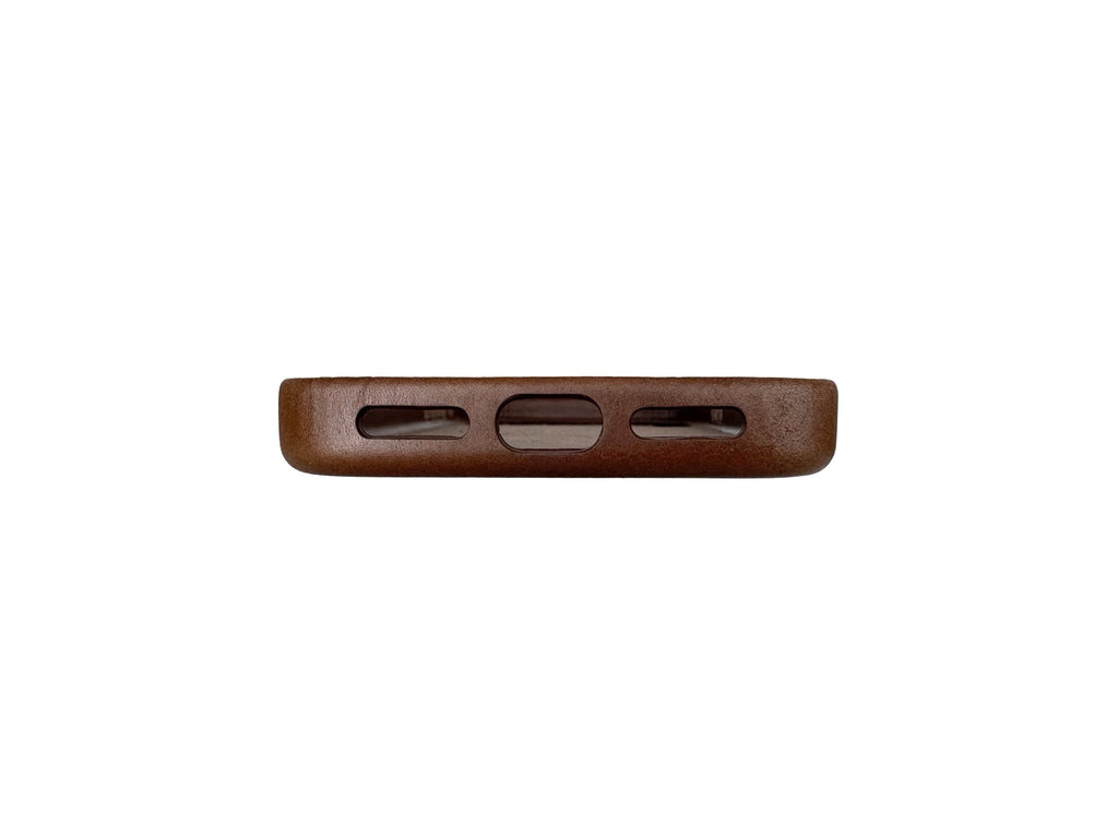 Leather Magnetic Case for iPhone 17 Pro / iPhone 18 Pro, Dark Brown