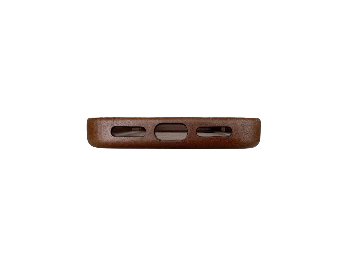 Leather Magnetic Case for iPhone 17 Pro / iPhone 18 Pro, Dark Brown