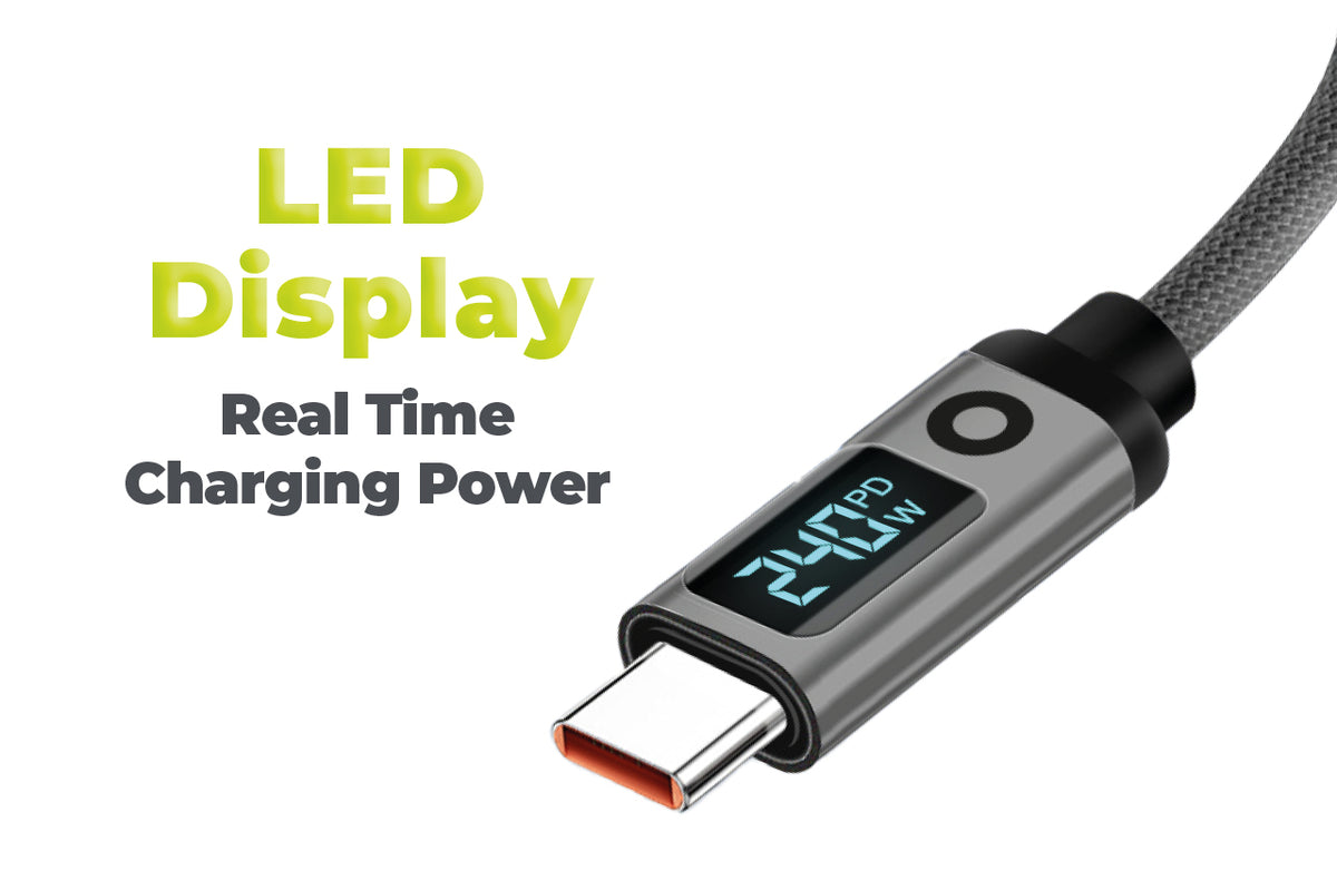 Display Cable USB-C to USB-C CB18, 240W, 80 Gb/s, 8K/60Hz, 1.5m, Space Gray