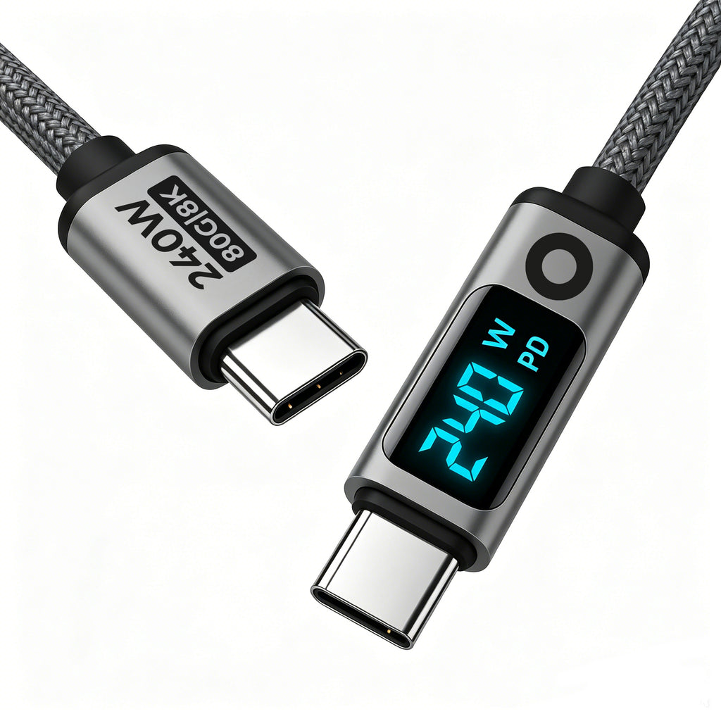 USB-C to USB-C Display Cable CB18 240W, 80Gbps, 8K, 1.5m