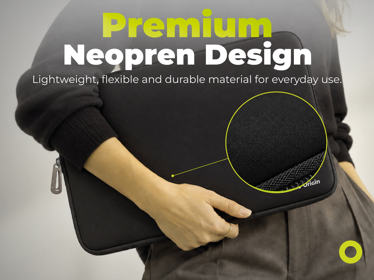 Neoprene Sleeve for MacBook Air/Neo 13", Black