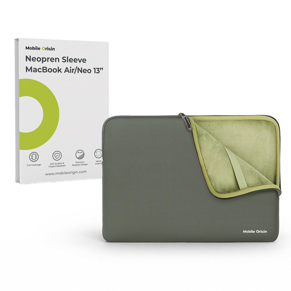 Neoprénové puzdro pre MacBook Air/Neo 13", Zelená