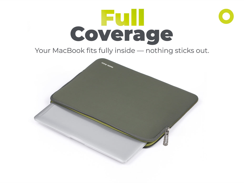 Neoprénové puzdro pre MacBook Air/Neo 13", Zelená