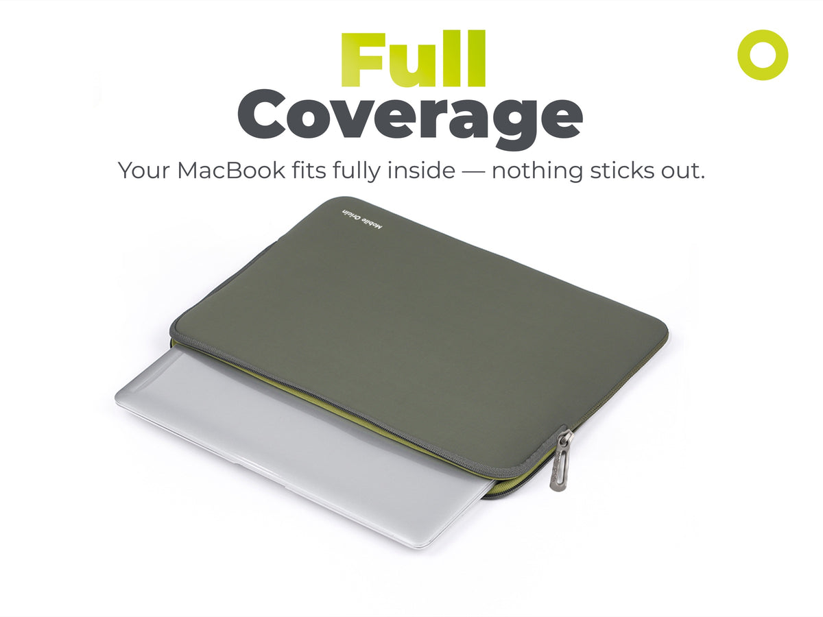 Neoprénové puzdro pre MacBook Air/Neo 13", Zelená