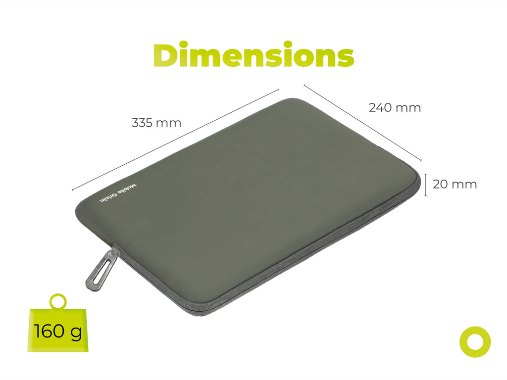 Neoprénové puzdro pre MacBook Air/Neo 13", Zelená