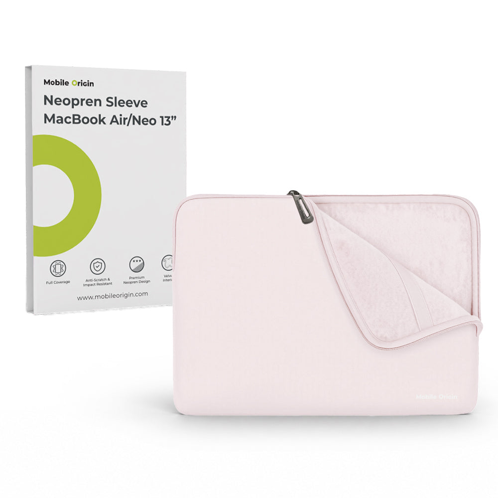 Neoprene Sleeve for MacBook Air/Neo 13", Pink