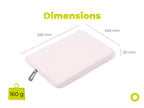 Neoprene Sleeve for MacBook Air/Neo 13", Pink