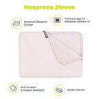 Neoprene Sleeve for MacBook Air/Neo 13", Pink