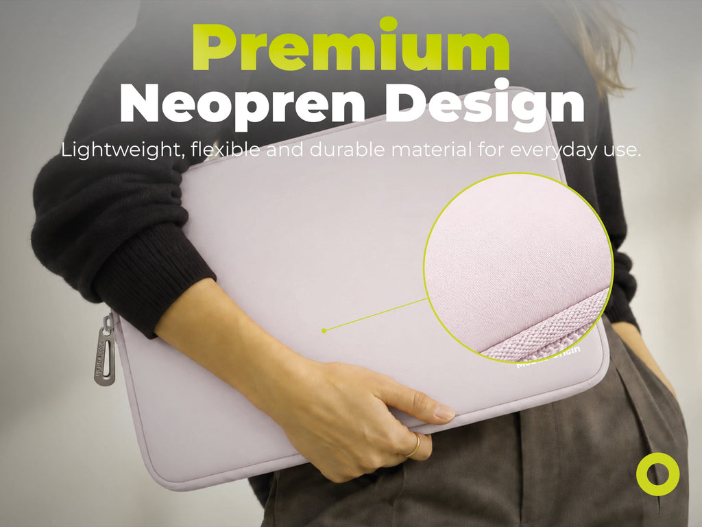 Neoprene Sleeve for MacBook Air/Neo 13", Pink