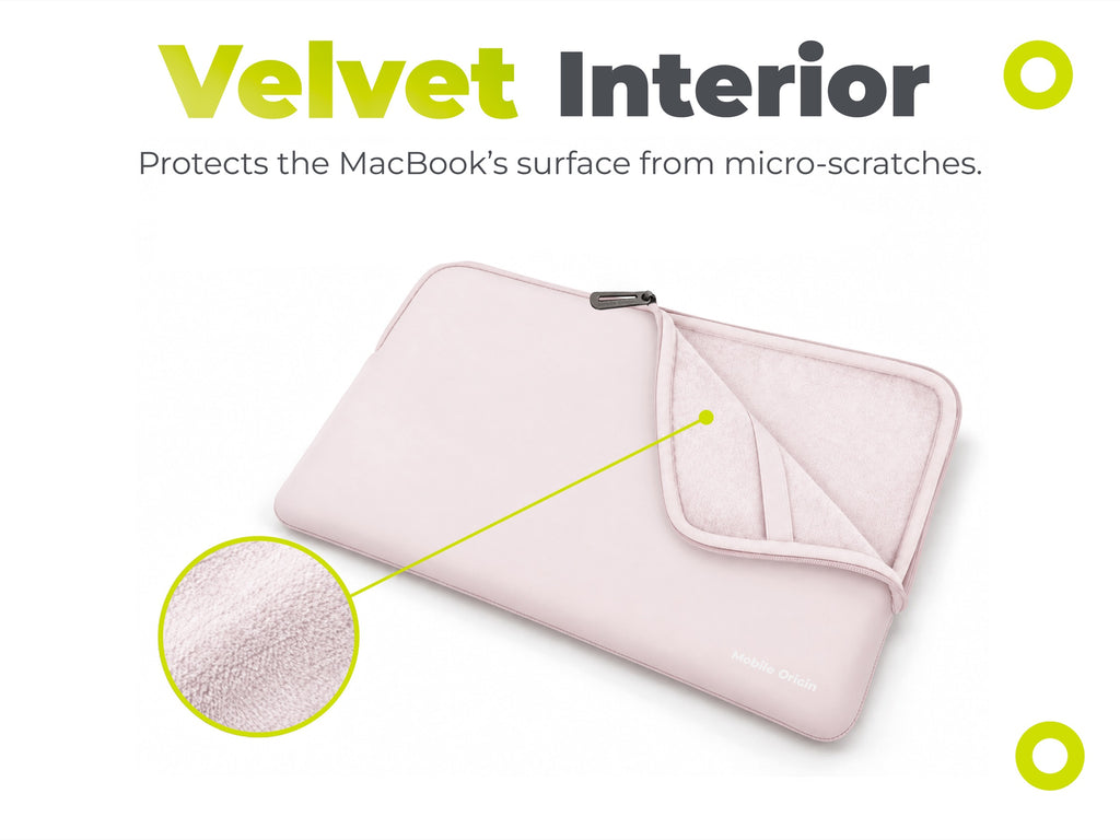 Neoprene Sleeve for MacBook Air/Neo 13", Pink