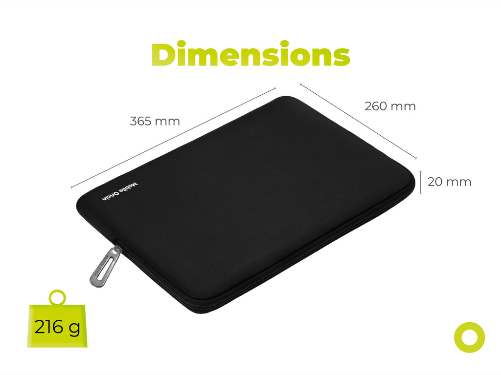 Neoprenové pouzdro pro MacBook Air 15", Černá