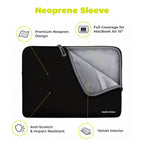 Neoprenové pouzdro pro MacBook Air 15", Černá