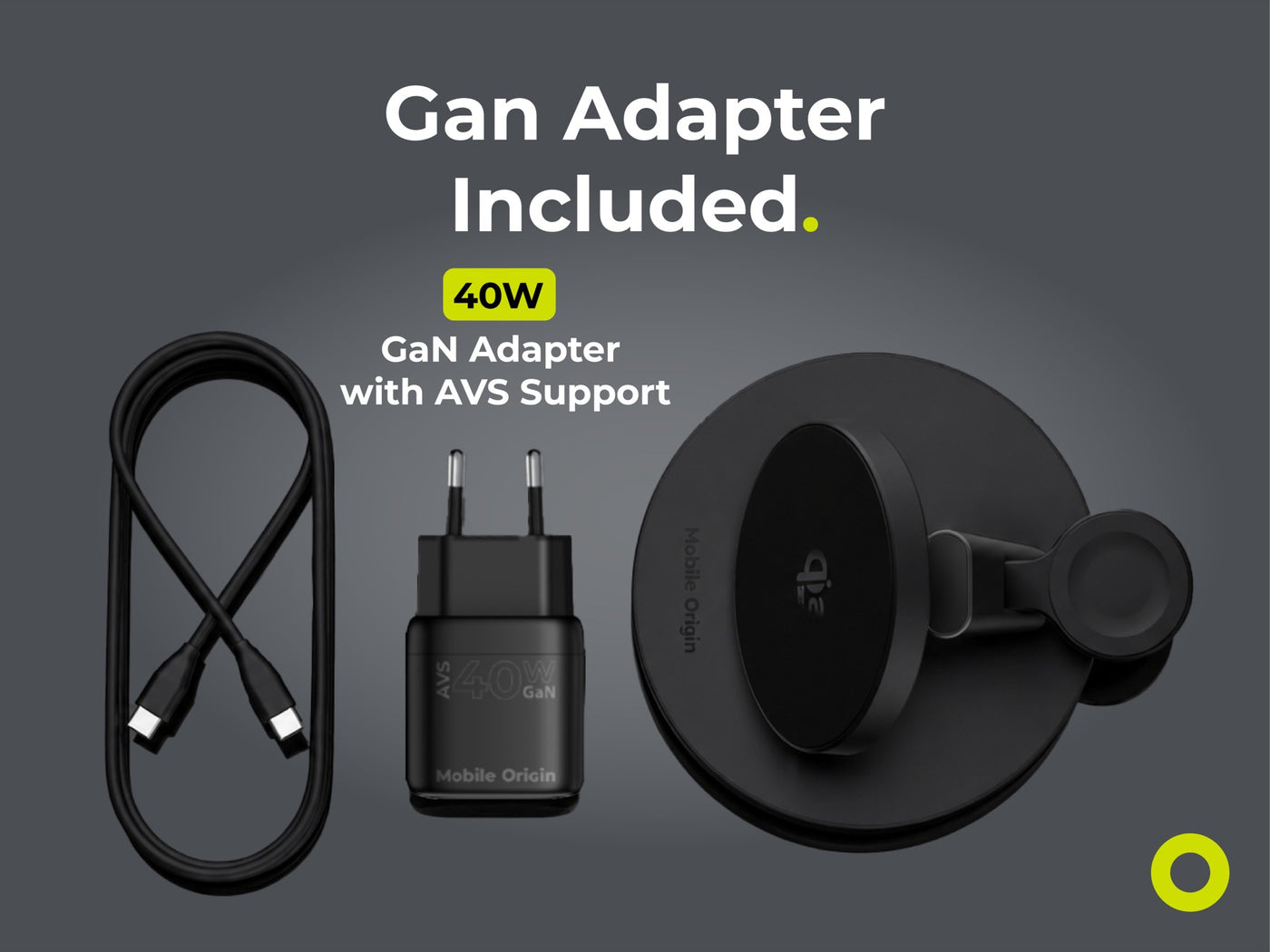 3-in-1 Qi2 25W Pro Charging Stand, Black