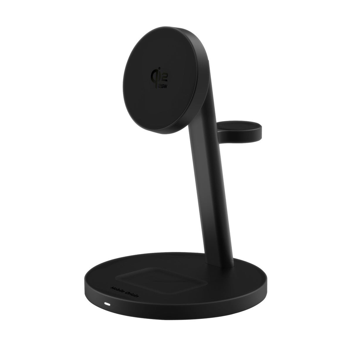 3-in-1 Qi2 25W Pro Charging Stand, Black