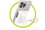 Bezdrátová powerbanka s displejem MagSafe PB19, 10000mAh, Qi2 15W, USB-C kabel, Bílá