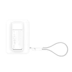 Bezdrátová powerbanka s displejem MagSafe PB19, 10000mAh, Qi2 15W, USB-C kabel, Bílá