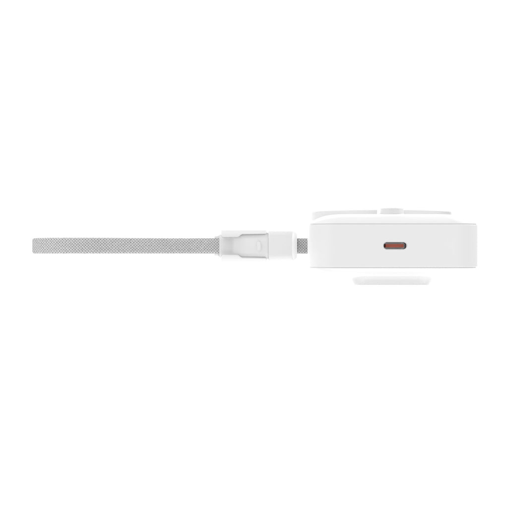 Bezdrátová powerbanka s displejem MagSafe PB19, 10000mAh, Qi2 15W, USB-C kabel, Bílá