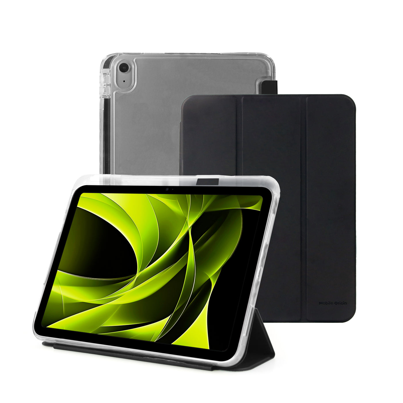Easy Tablet Case Black/Transparent for iPad Air 13" M2 2024