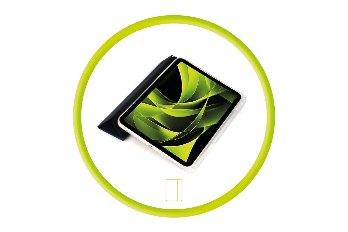 Easy Tablet Case Black/Transparent for iPad Air 13" M2 2024