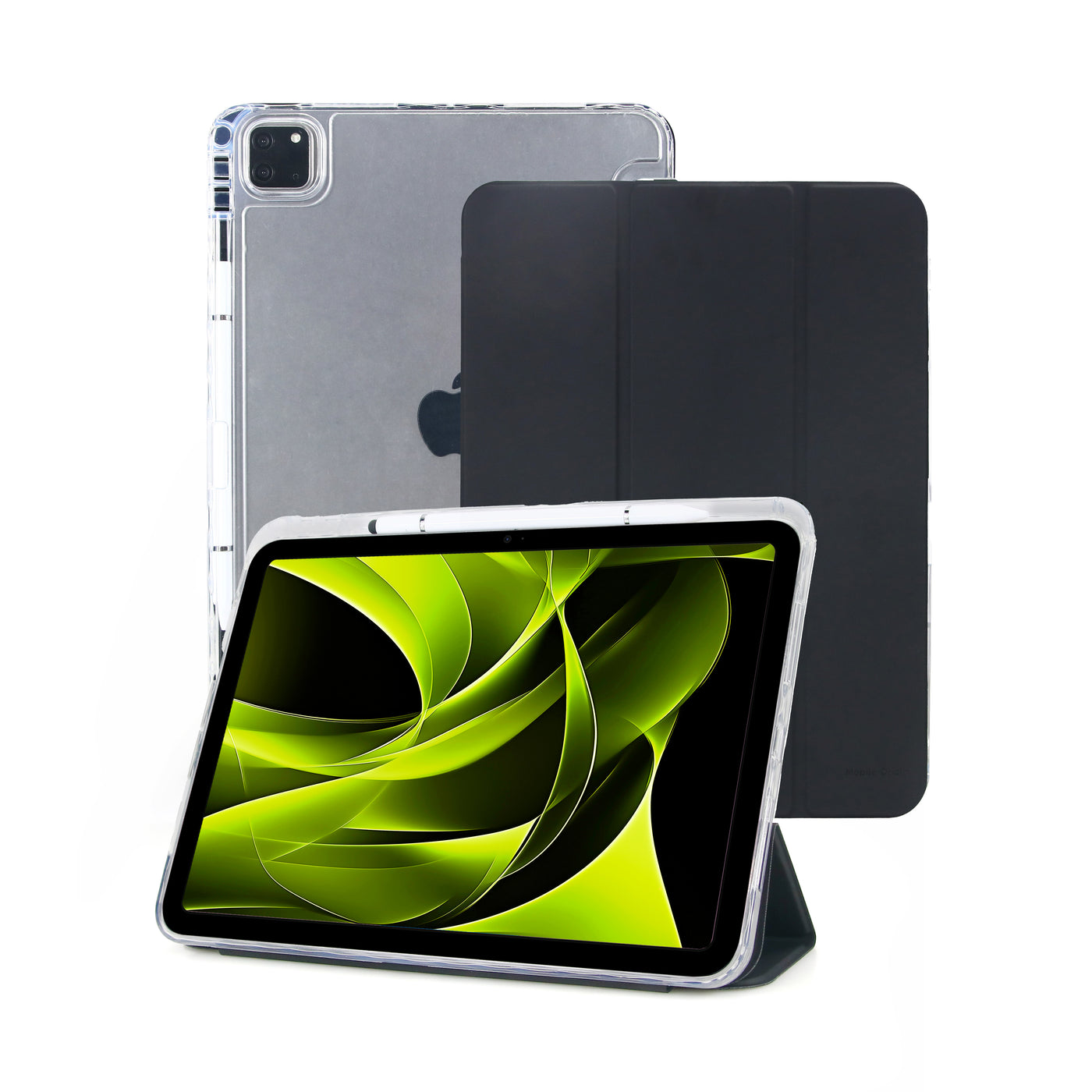 Easy Tablet Case Black/Transparent for iPad Pro 11" M4 2024