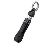 Klíčenka s kabelem USB-C, 240W, 40Gbps, 8K, CB17, Černá