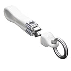 USB-C Keychain Cable, 240W, 40Gbps, 8K, CB17, White