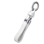 USB-C Keychain Cable, 240W, 40Gbps, 8K, CB17, White
