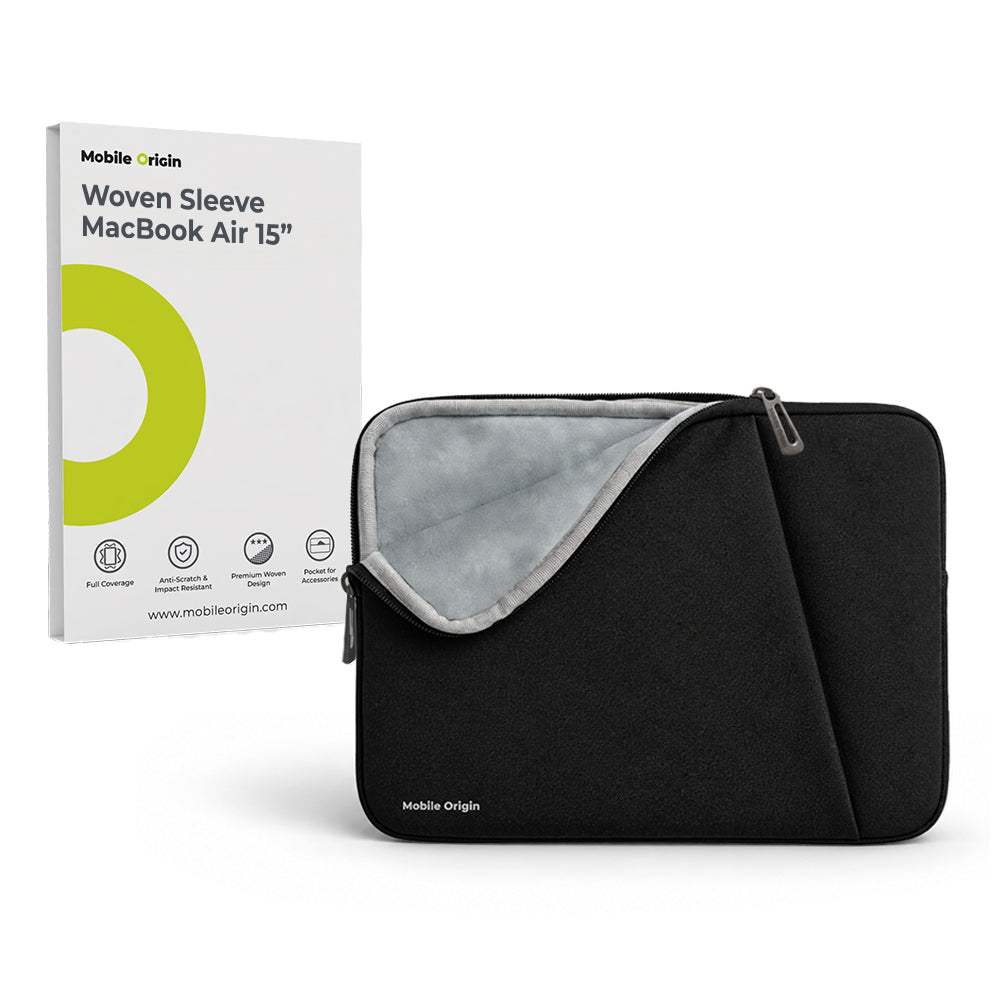 Woven Sleeve for MacBook Air 15", Black