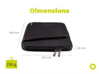 Woven Sleeve for MacBook Air 15", Black