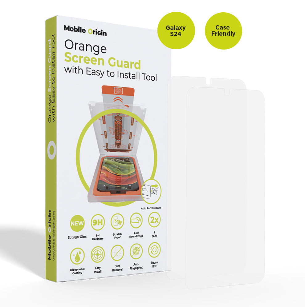 Screen Protector with Easy Installation, for Samsung Galaxy S24+ / Galaxy S25+
