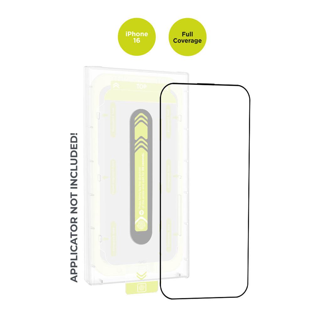 Replacement Screen Protector with Full Display Coverage, for iPhone 16