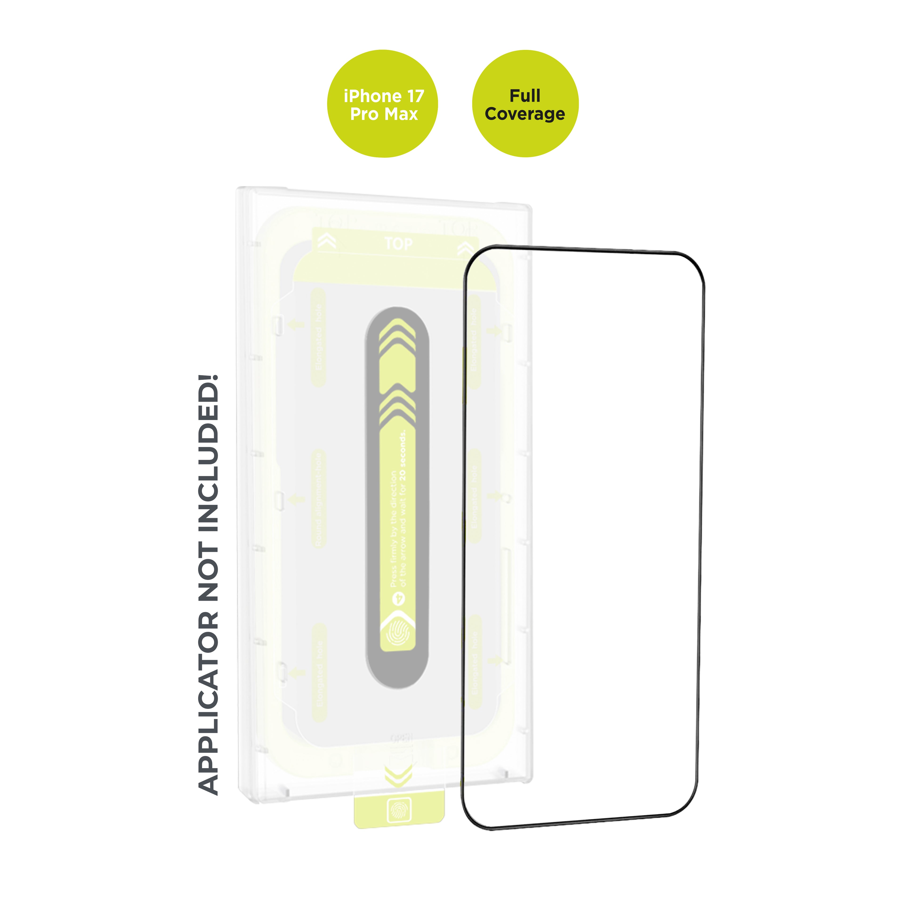 Replacement Screen Protector for iPhone 17 Pro Max – Full Display Coverage