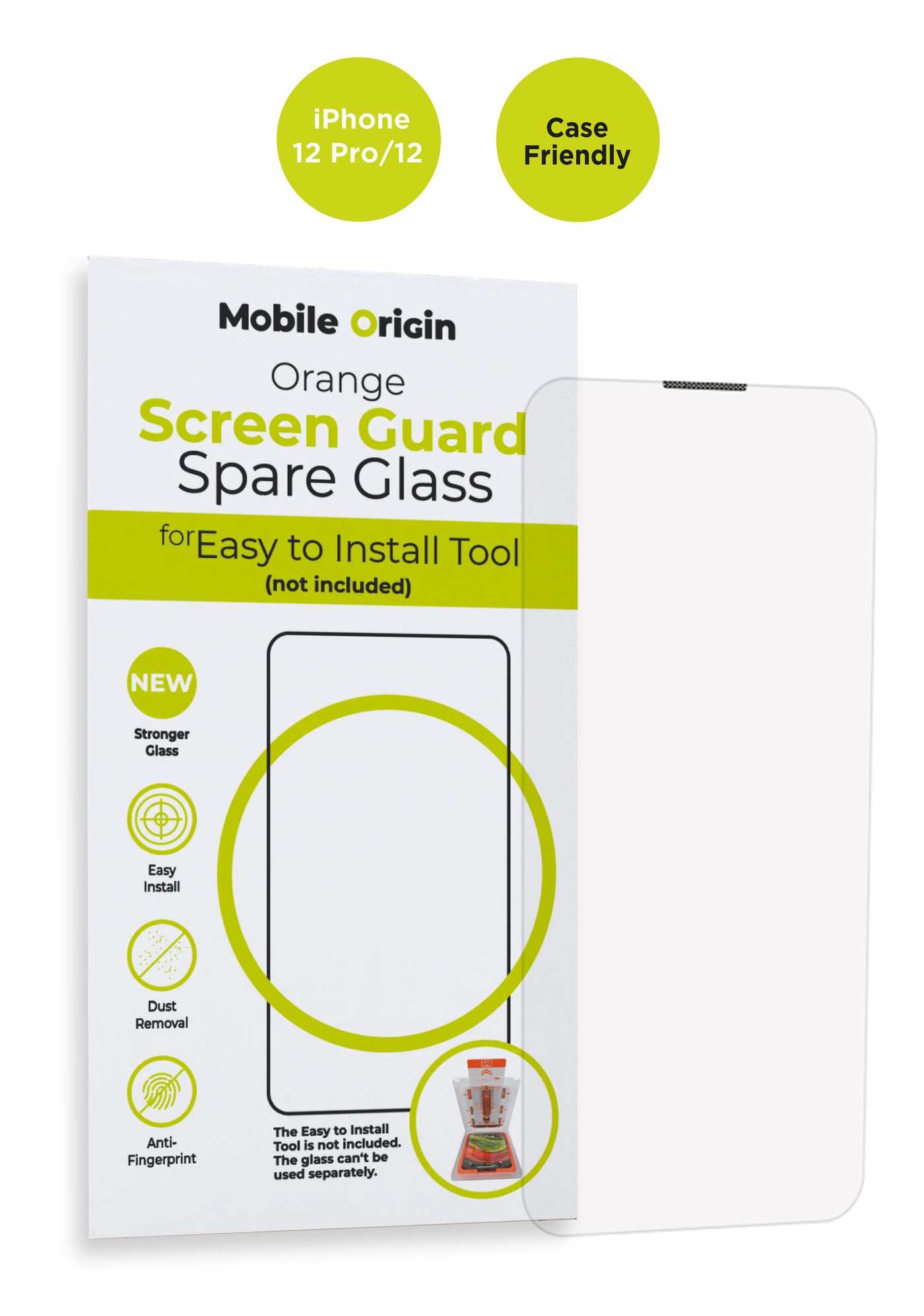 Replacement Screen Protector, for iPhone 12 / iPhone 12 Pro, Clear