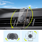 Magnetický držák do ventilace CA9 – včetně kovové destičky
