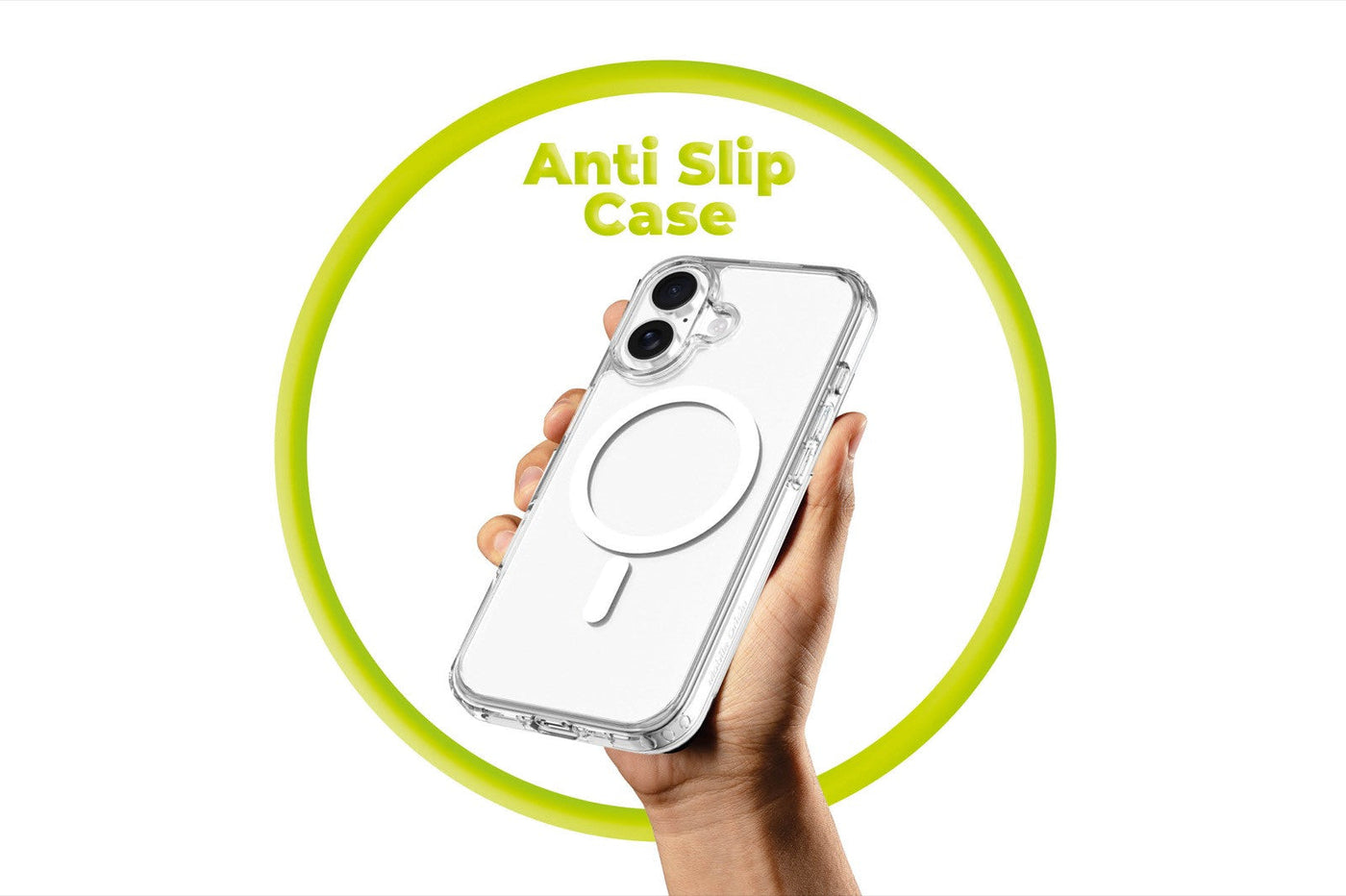 Easy Hybrid MagSafe Case for iPhone 17, Clear