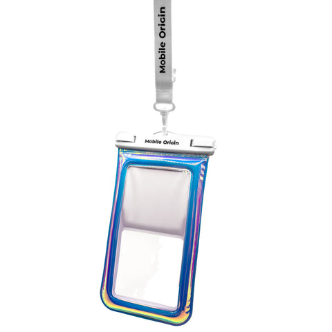 Waterproof Floating Case 6.8″, Glittery & White