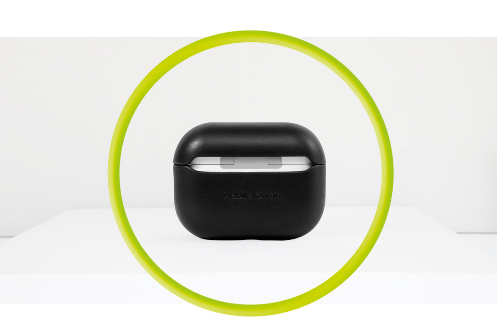 Kožené pouzdro pro AirPods Pro 2 – černé
