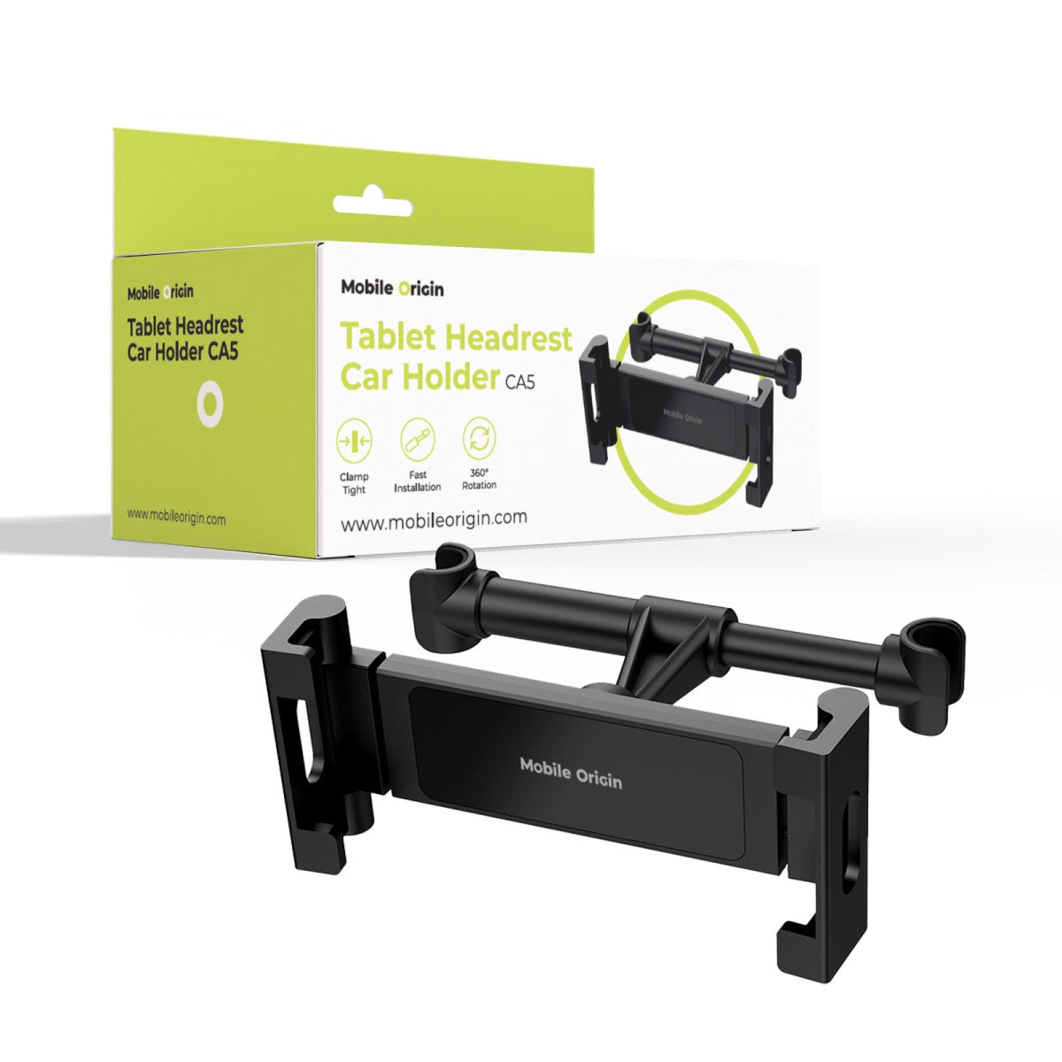 Car Tablet Mount for Headrest CA5, Black