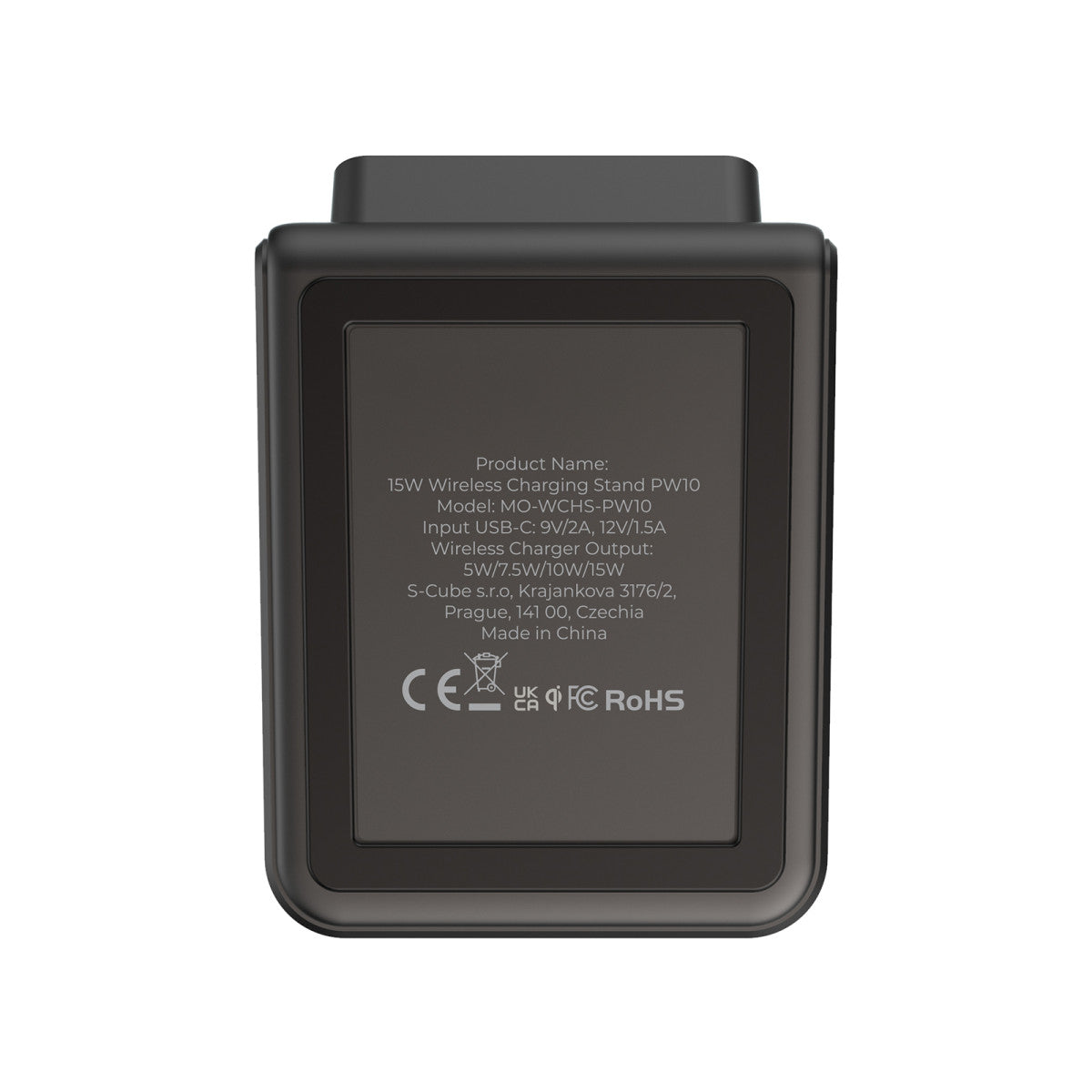 Wireless Charger PW10, 15W, Black