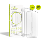 EasyGlass Screen Protector with Applicator, 2 pcs, for iPhone 16 Pro / iPhone 17 / iPhone 17 Pro
