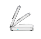 3in1 Qi2 25W Foldable Charging Stand PW35 Silver MagSafe Compatible