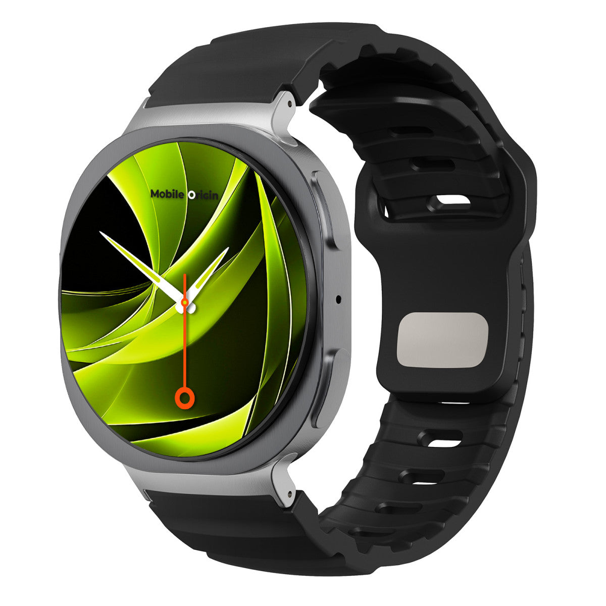 Řemínek Easy Strap FKM pro Samsung Galaxy Watch 8, Černá