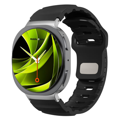 FKM řemínek Easy Strap pro Samsung Galaxy Watch 8 – Černý