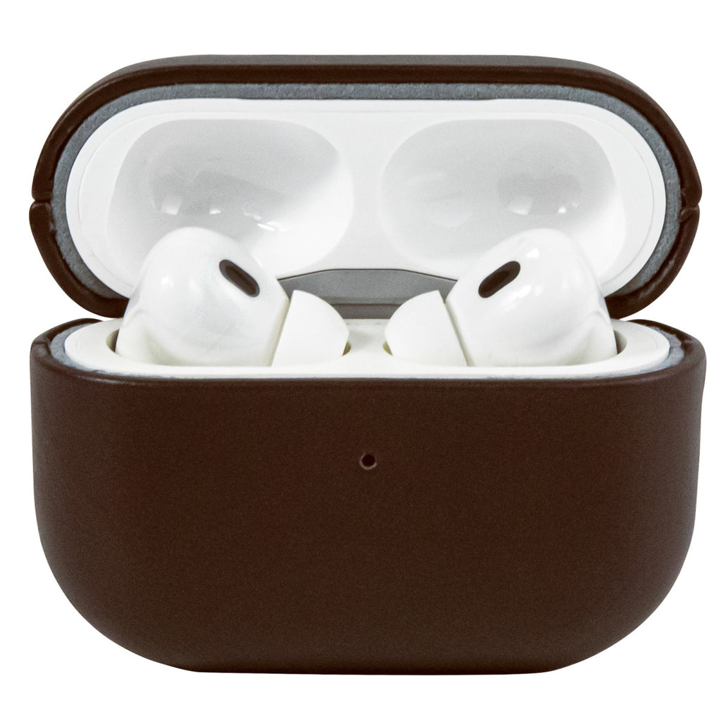 Kožené pouzdro pro AirPods Pro 2 – hnědé