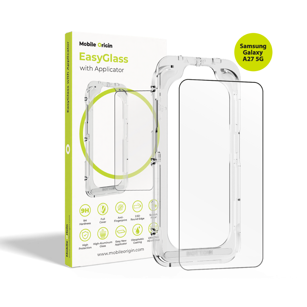 Ochranné sklo EasyGlass s aplikátorem, 1 ks, pro Samsung Galaxy A27 5G