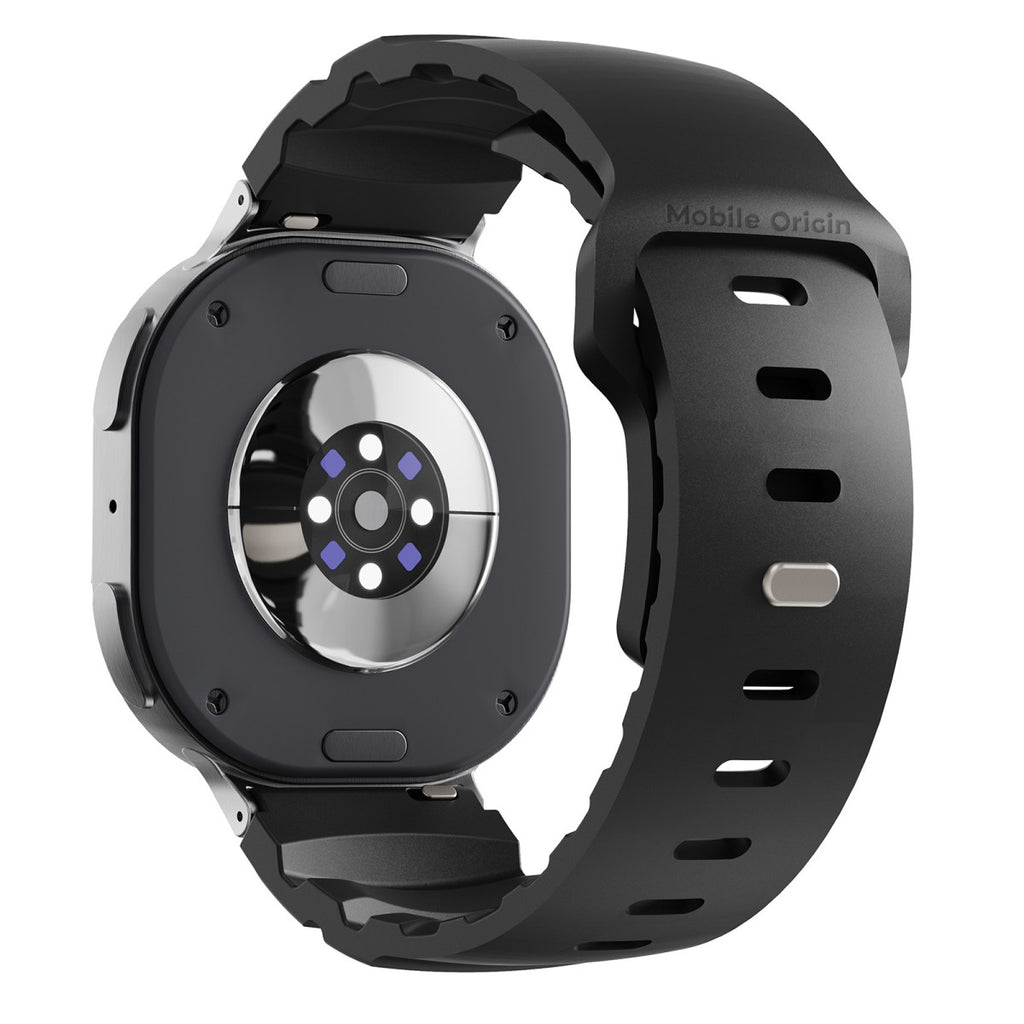 FKM řemínek Easy Strap pro Samsung Galaxy Watch 8 – Černý