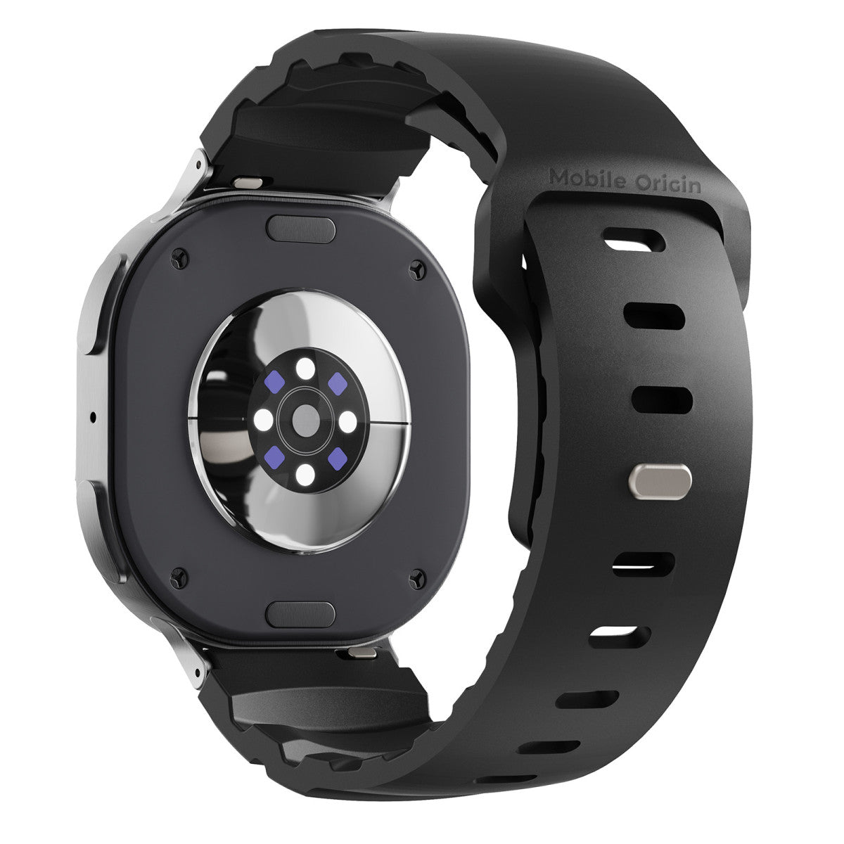 Řemínek Easy Strap FKM pro Samsung Galaxy Watch 8, Černá
