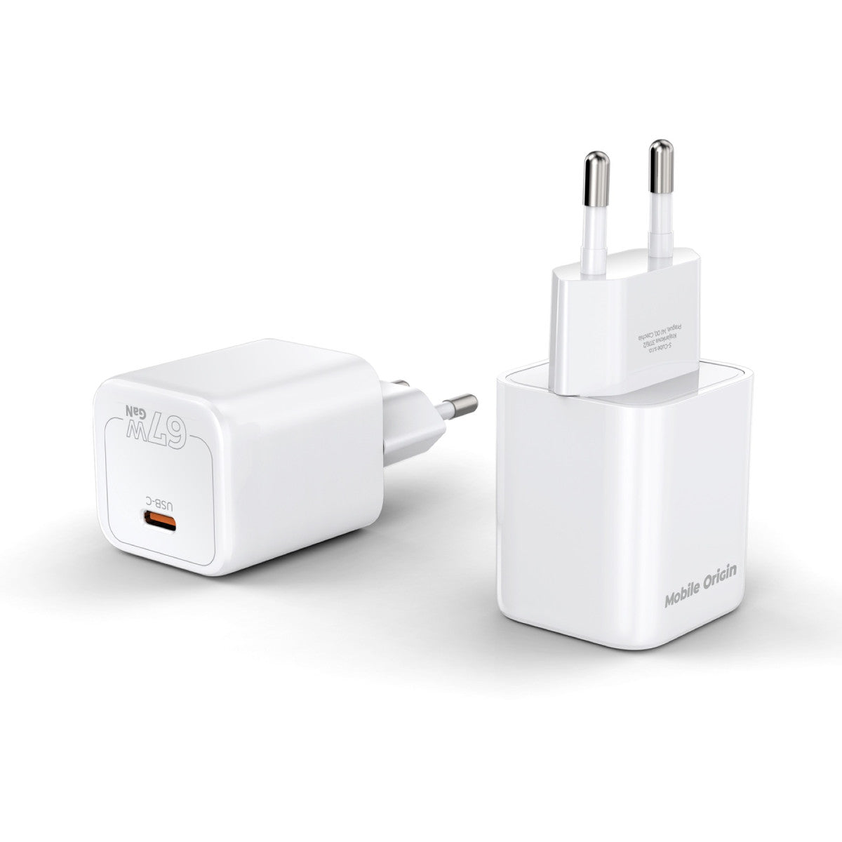 GaN Wall Charger USB-C PW6, 67W, White