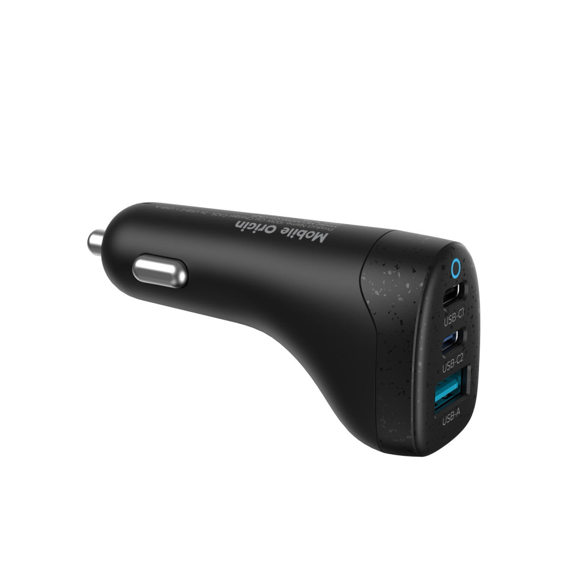 Car Charger 2× USB-C + USB-A CA25, 100W, Black