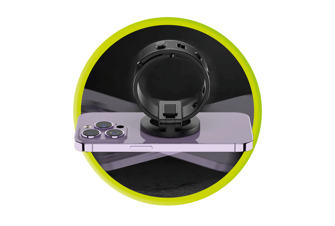 Magnetic Bike and Motorcycle Mount EasyMount O2, Black